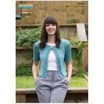 N1456 - Short Sleeve One Button Jacket in Bio Sesia 3 10 Ply Pattern