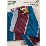  K411 Textured Baby Blanket in Lammermoor Organic DK/8 Ply K411