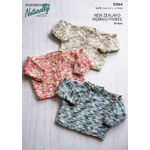 K3064 - Merino Prints Baby Cardigan & Sweater Pattern