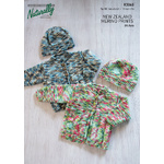K3065 - Merino Prints Baby Cardigan & Hat Pattern