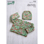 K3068 - Merino Prints Baby Jacket & Hat Pattern
