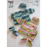 K3078 - Baby Jacket & Hat Knitting Pattern (0–6 Months)