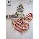 K3081 - Baby Sweater & Hat Knitting Pattern (Newborn–18 Months)