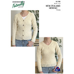 N1780 – Women’s Sweater & Cardigan Pattern (Chunky / 14ply)