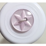 Button - 11mm Pink Star