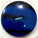 Button -Blank and Blue zebra stripe