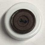 Button - 16mm Brown