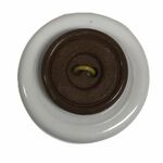 Button - 19mm Brown