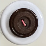 Button - 19mm Brown