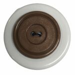 Button - 28mm Brown