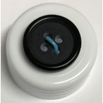 Button - 15mm Black button
