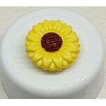 Button - 12mm Sunflower Shank