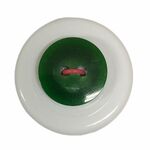 Button - 14mm Green Round