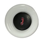 Button - 13mm Black Matt