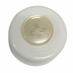 Button - 13mm Cream