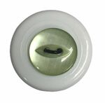 Button - 14mm Fish Eye Green