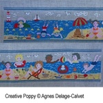 A Story Told in Stitches : A day at the Seaside Cross Stitch Chart