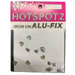 Hotspotz Iron on Alu-Fix Heart Silver