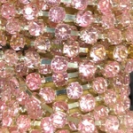 1mm Acrylic Rhinestone Chain - Pale Pink
