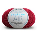 Zealana Air Lace Weight A02 Tuscan Red