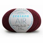 Zealana Air Lace Weight A07 Burgundy