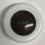 Button - 18mm Round Brown
