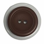 Button - 22mm Mid Brown