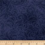 Fabric - WB Printed 280cm Bella Suede 237 Navy