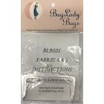 Bag Lady Bags - BL950 3.1 inch Square Shiny Silver Purse Frame