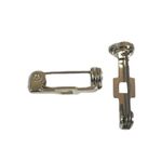 Jewellery - Brooch Back Silver 16mm