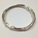 16 Gauge Copper Bead Wire - 25 Silver 2.9m