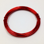 18 Gauge Copper Bead Wire - 14 Red 3.8m
