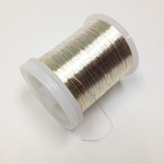 24 Gauge Copper Bead Wire - 25 Silver 18m