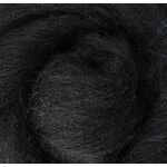 Ashford Corriedale Fibre 014 Liquorice 100gm