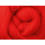 Ashford Corriedale Fibre 015 Chilli Pepper 100gm