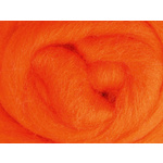 Ashford Corriedale Fibre 024 Orange 100gm