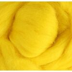 Ashford Corriedale Fibre 027 Yellow 100gm