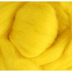 Ashford Corriedale Fibre 027 Yellow 100gm