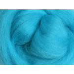 Ashford Corriedale Fibre 057 Fluro Blue 100gm