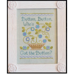 Country Cottage Cross Stitch Chart - "Button, Button"