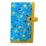 Circular and Double Pointed Needle Wallet - Flowers