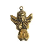 Charm - Angel Praying Gold Large