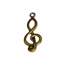Charm - Treble Clef Gold