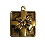 Charm - Christmas Present Gold