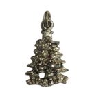 Charm - Christmas Tree Silver