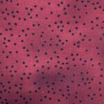 Fabric - Black Stars Burgundy 110cm