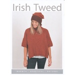 Irish Tweed Women's Rowan Poncho Top & Beanie CY075