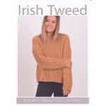Irish Tweed Women's Golden Ash Aran Sweater CY081