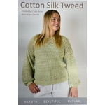 CY352 – Apple Sweater Knitting Pattern in Cotton Silk Tweed