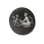 Cabachon - Grey Cameo 
